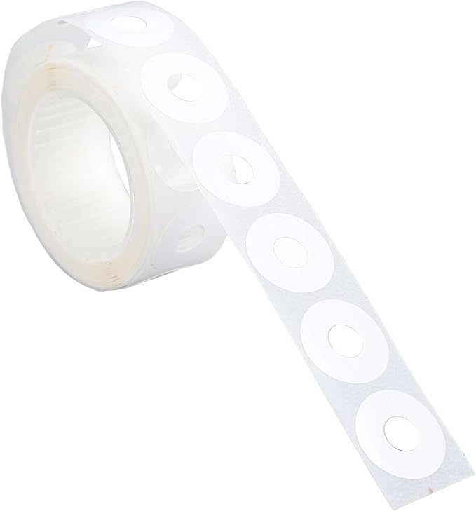 generic Hole Punch Reinforcement Labels, PVC Water Proof Stickers for Loose Leaf Paper Repair, with Double Sided Adhesive for DIY Projects