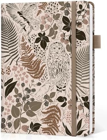 Taja Pretty Journal for Women, 5.7" x 8.3" Lined Notebook for Journaling