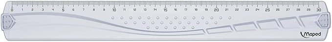 Maped 242767 – Kit of 4 Pieces (Ruler + Triangle + Square + Carrier), Units Contained: 1