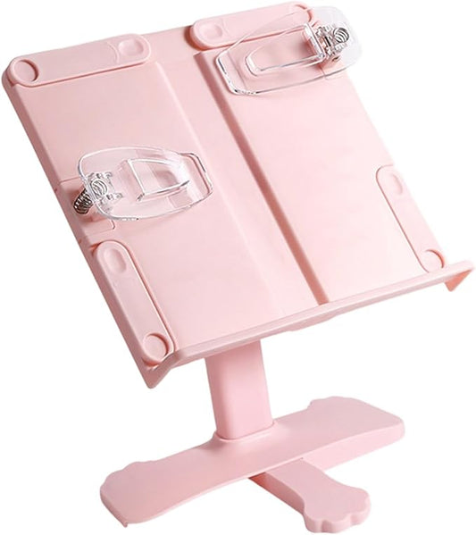 Adjustable Books Stand with Foldable Design Reading Holders for Home School Use Multi Angled Reading Stand