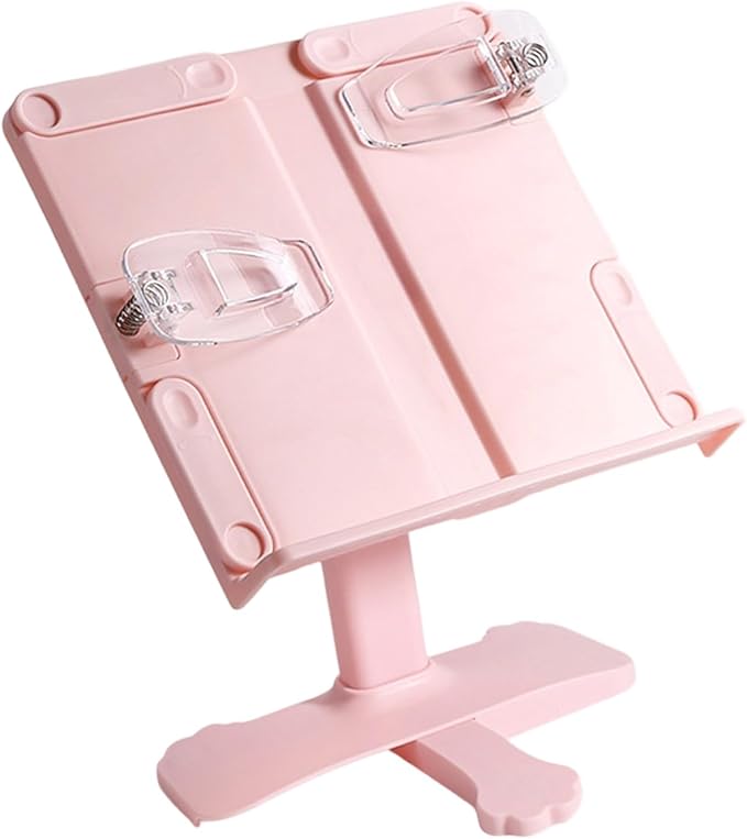 Adjustable Books Stand with Foldable Design Reading Holders for Home School Use Multi Angled Reading Stand
