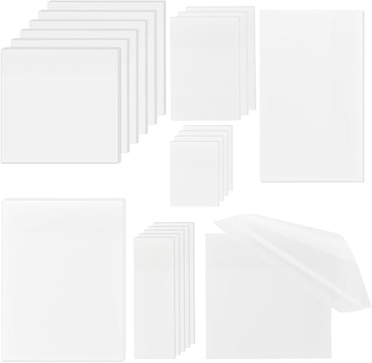 Mr. Pen- Transparent Sticky Notes Set, 1000 Sheets, 6 Sizes, Waterproof Transparent Sticky Note Pads for Bible Study, Annotating Books, Office, School, Planning, Journaling & Organization