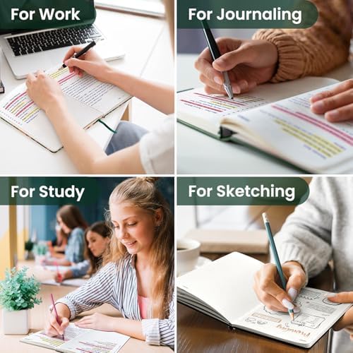 Taja Pretty Journal for Women, 5.7" x 8.3" Dotted Notebook for Journaling