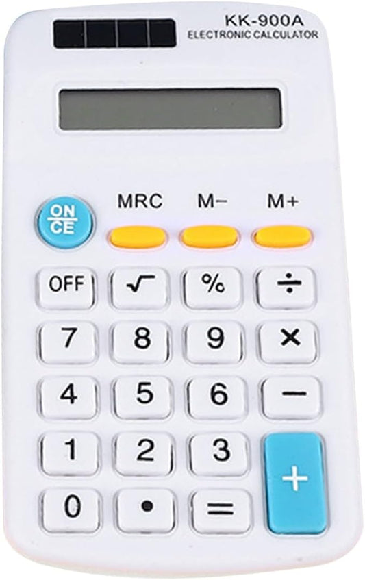Calculators Desktop,Big Buttons 12 Digits Dual Solar Power and Battery Kids Calculator with Large LCD Display,4 Function Calculator for Home Office Business Students School