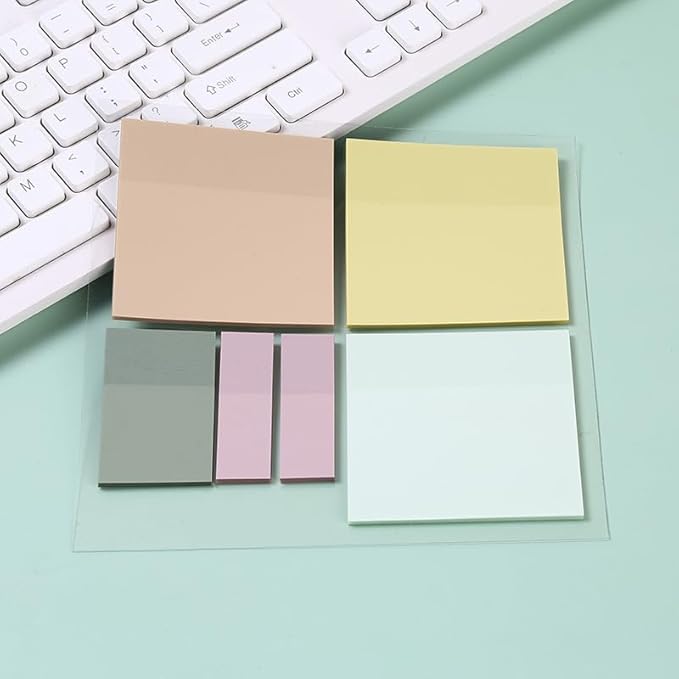 820 Sheets Transparent Bible Sticky Notes,Waterproof Clear Sticky Notes,Bible Study Clear Post It Notes Transparent for Bible Study Supplies,Office School Supplies,Book Annotation