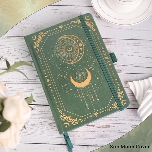 TIEFOSSI Line Journal Notebook for Women Men, 316 Pages,8.3x5.8 IN