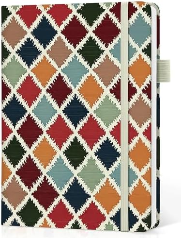 Taja Pretty Journal for Women, 5.7" x 8.3" Lined Notebook for Journaling