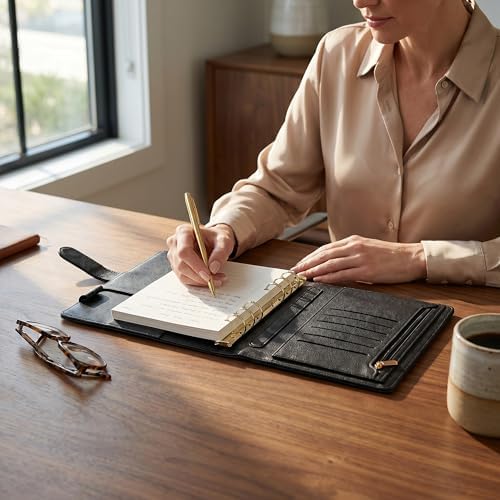 MultiBey A5 Refill To Do List, 120GSM 6-Ring Loose Leaf Paper, 80 Sheets