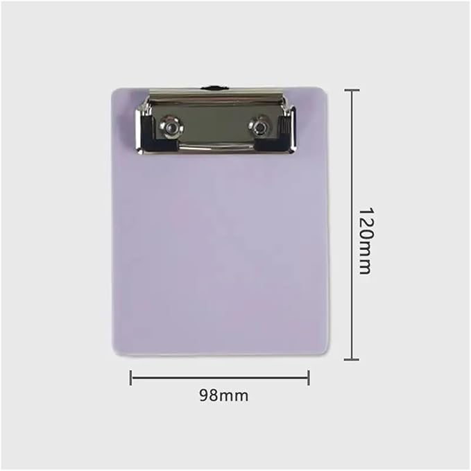 6-piece Writing Board (PP Plastic) Writing Board Paper(Light Purple)
