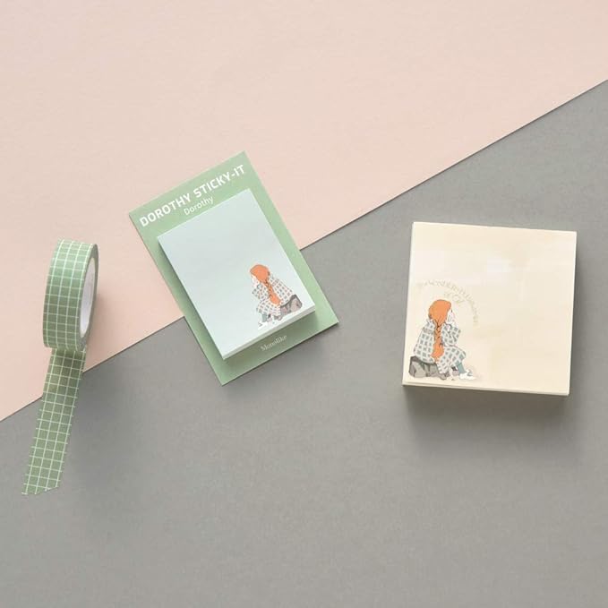 Monolike Dorothy Sticky-it - 5p Set Self-Adhesive Memo Pad 50 Sheets