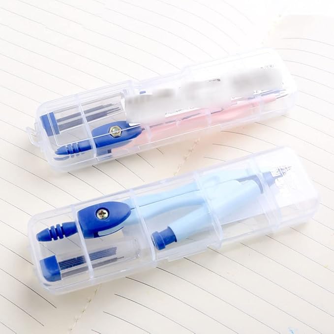 UNNS Drawing Compass Compass Set, Compass for Geometry Math Geometry Kit Drafting and Drawing Tools for Student and Engineering Drawing Geometry Set (Color : B)