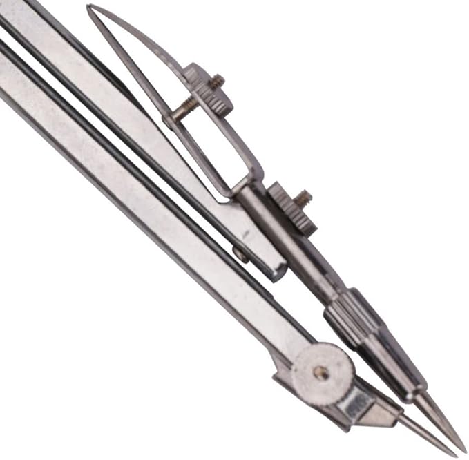 Drawing Compass Drafting Tools Compasses Metal Student Exam Drawing Drawing Compass Stationery Set School Learning Stationery Multi-Functional Math Ruler Kit