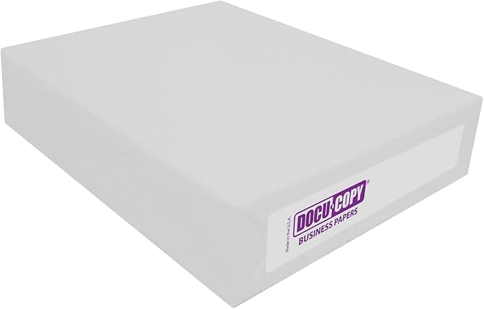 7593 Reinforced Premium Multipurpose Copy Paper 24lb 8.5" x 11" 3 Holes 1 Ream/500 Sheets