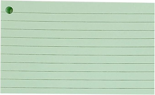 Lined Indexes Cards Flashcards Presentation Studying Note Blanks Revisions for Home and School Lined Indexes with Binding Rings