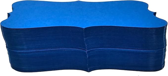 PPAPPAPPIYO Color Index Cards 3.5 x 2, 180gsm Thick Cardstock, Blank Colored Flash Cards for Study, Notes, Business Cards & Labels, Small Notecards 100 Pack (Dark Blue)