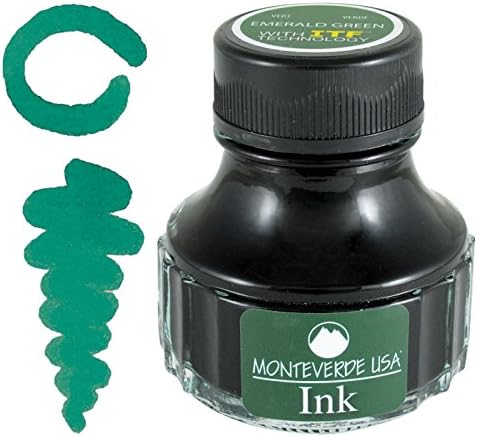 Monteverde USA Ink with ITF Technology, 90 ml Emerald Green (G308GN)