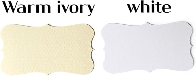PPAPPAPPIYO Color Index Cards 3.5 x 2, 180gsm Thick Cardstock, Blank Colored Flash Cards for Study, Notes, Business Cards & Labels, Small Notecards 100 Pack (Warm ivory)