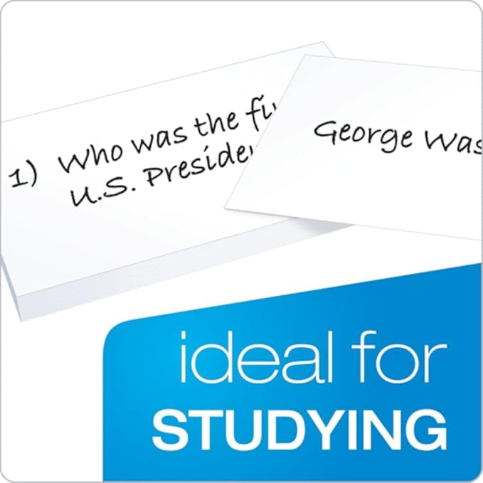 Oxford Blank Index Cards, 4" x 6", White, 100/Pack (Pack of 3)