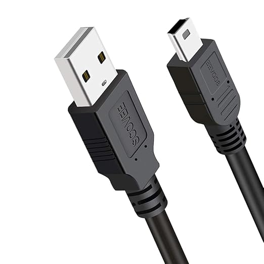 USB Charger Cord for TI-84 Plus CE Graphing Calculator,TI 89,TI-Nspire CX/CAS,TI84 Plus CE Charger Color/C Silver Edition,Charging Power Data Cable for Texas Instruments Calculator Replacement (6ft)