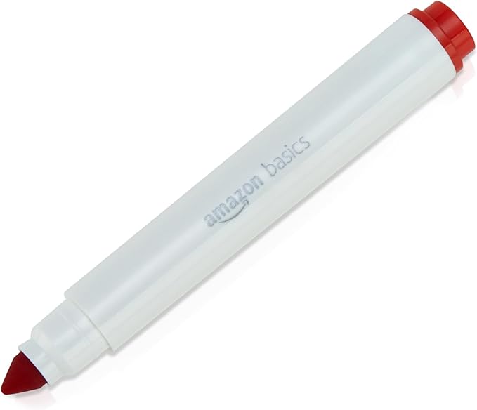 Amazon Basics Colored Washable Markers for Coloring and Drawing, Broad Line, Multicolored, 10-Pack