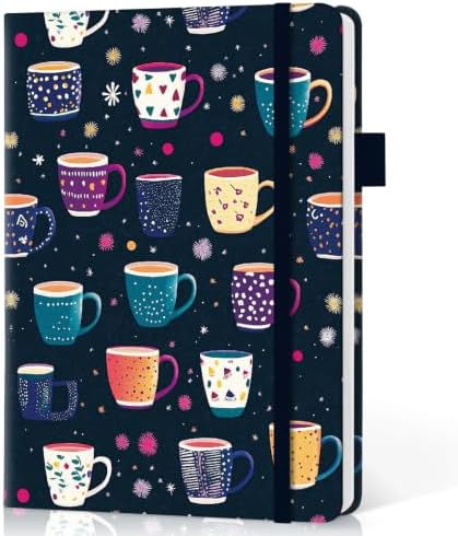 Taja Pretty Journal for Women, 5.7" x 8.3" Lined Notebook for Journaling