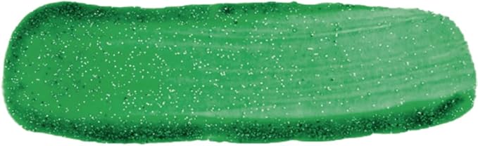 Colorations Paraben-Free Washable Glitter Finger Paint, Green, 16oz - Non-Toxic and Made in the USA