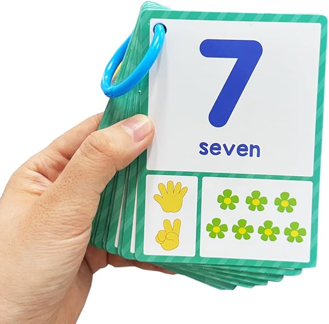Lachilly Number 1-100 English Flashcards, High Frequency Words, Kindergarten ESL Teaching Materials, Autism Learning Materials, Vocabulary Building, 15 Cards 28 Words