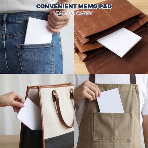 Thboxes 10 Pack Note Pads, 4 X 6 inches, 50 Sheets Each, Blank