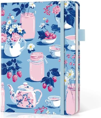 Taja Pretty Journal for Women, 5.7" x 8.3" Lined Notebook for Journaling