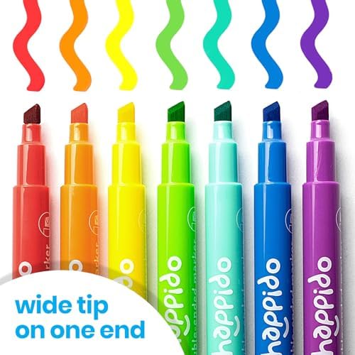 International Arrivals Happido Double-Sided Markers for Kids, Set of 24