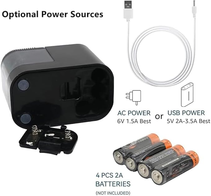 Heavy Duty Electric Pencil Sharpener, USB and Battery Powered, Best for Kids Students and Personal Use in Office School and Home by JinZeFa