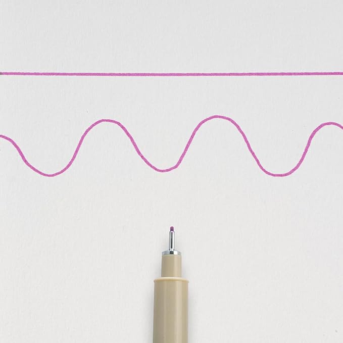 SAKURA PIGMA MICRON 05 FINELINER PEN, 0.45MM LINE WIDTH, PACK OF 2 (Rose)