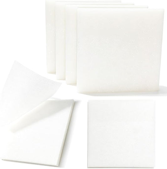 300P Transparent Sticky Notes, 3x3 Inch Clear Frosted Glitter Notes, Waterproof Self-Adhesive Clear Sticky Notes for Books Annotation, Notes Highlights, School Office Supplies