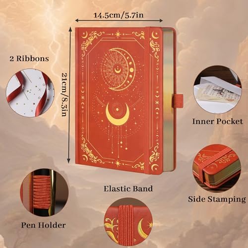 TIEFOSSI Dot Journal Notebook for Women Men, 160GSM Notebook