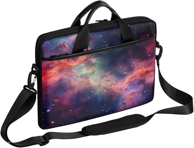 Galaxy Laptop Sleeve Case for 13-15 inch Computer Bag Protective Laptop Handle Bag for Women Men