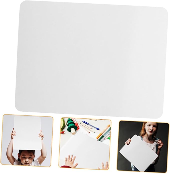 jojofuny 2pcs Double-Sided Dry Erase Lapboards for Boys and Girls Portable Personal Writing Boards and Whiteboards for Classroom for Teachers and Students