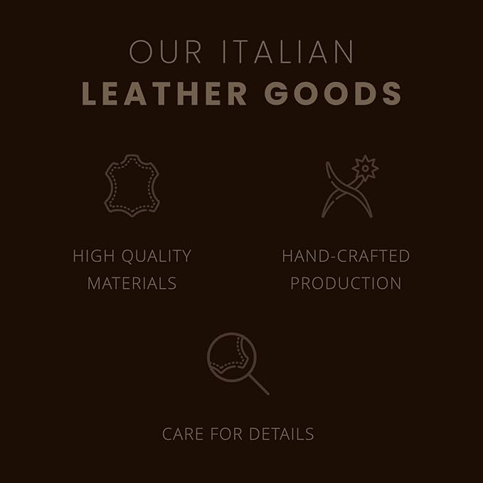 Premium Maruse Leather Portfolio Padfolio - Executive Folio for Men and Women with Zipper, Folio Document Organizer, Laptop Sleeve, iPad Case and Folder - Made in Italy, Brown