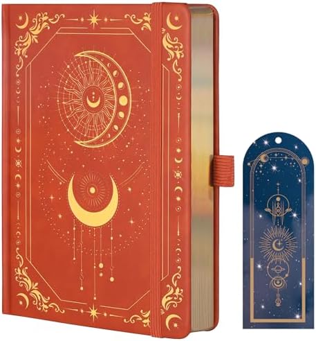 TIEFOSSI Line Journal Notebook for Women Men, 316 Pages,8.3x5.8 IN