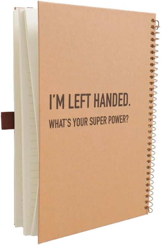 Urby Left Handed Notebooks College Ruled, 160 Pages 1 Subject, Hard Cover, Size 8.5" X 5.7", Ideal Gifts For Left Handed People. (Premium Paper 1 Pack)