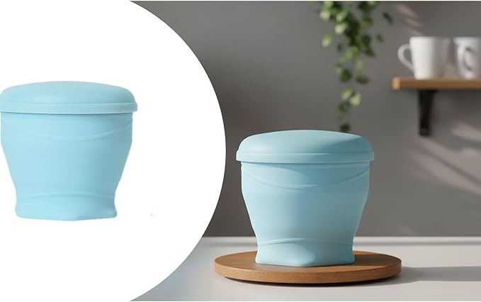 Foldable Silicone Cup for Travel Outdoor Camping Reusable foldable Mug with Lid and Lanyard