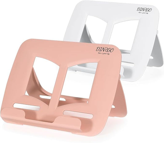 Book Stand, Music Stand, Book Holder, Portable Cookbook Stand, Book Stand for Reading, Recipe Book Holder, for Kids boy Girl, Back to School Supplies (11.82" * 8.26")