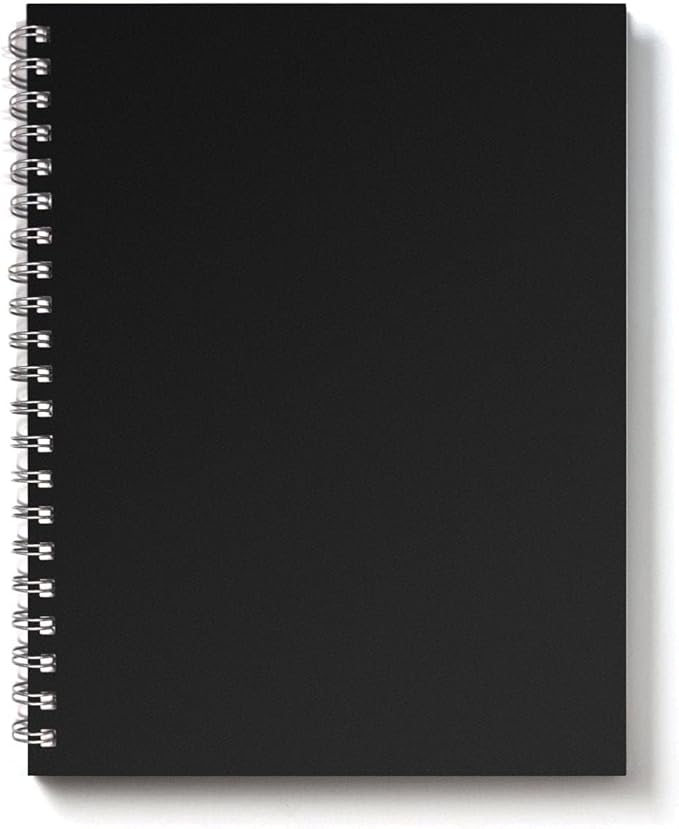 Vela Sciences W5 Wirebound Lab Notebook, 8.5 x 11 in (21.5 x 28 cm), 128 Pages, Double Wire Looped, 70lb Heavyweight Paper (1-Pack, Precision Grid/Ruled)