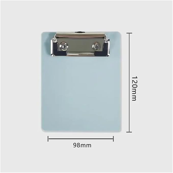 6-piece Writing Board (PP Plastic) Writing Board Paper(Light Blue)