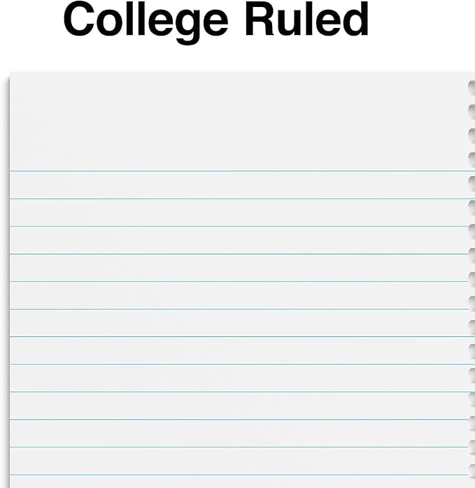 STAPLES 1‑Subject Notebook, 5” x 7.75”, College Ruled, 80 Sheets, Assorted Colors, 9/Carton
