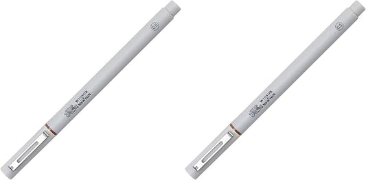 Winsor & Newton Fineliner Fine Point Pen, 0.5mm Tip, Sepia (Pack of 2)