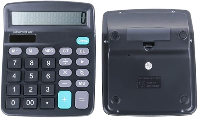 Large Screen 12 Digits Calculator Desktop Electronic Calculators Home Office School Financial Accounting Tool