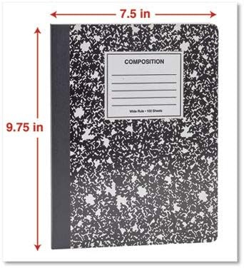 Universal UNV20930 - Composition Book, white