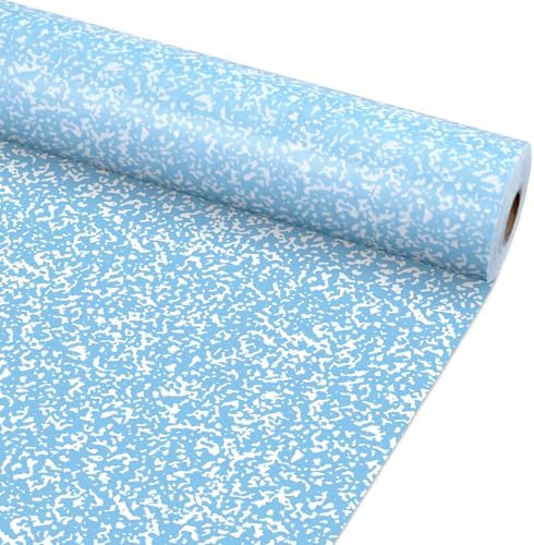 Blue Composition Bulletin Board Roll Non-Woven Fabric Poster 15.7" x 12ft