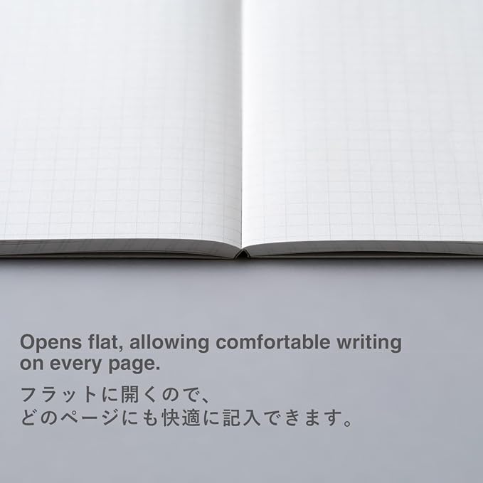 MARK'STYLE EDiT Designed for Clear Thinking, Thin, Lightweight, and Smooth to Write On” — 160-Page Notebook (A4 (5mm Grid))