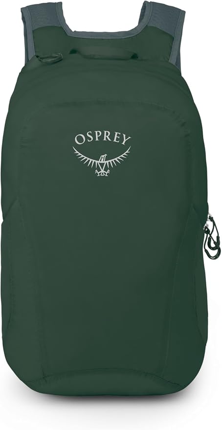 Osprey Ultralight Collapsible Stuff Pack, Green OS | travel organizer, packing cube, toiletry bag, carry on accessory, Green color, OS size